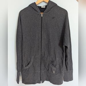 Nike Men's Charcoal‎ Full Zip-Up Sweater Large